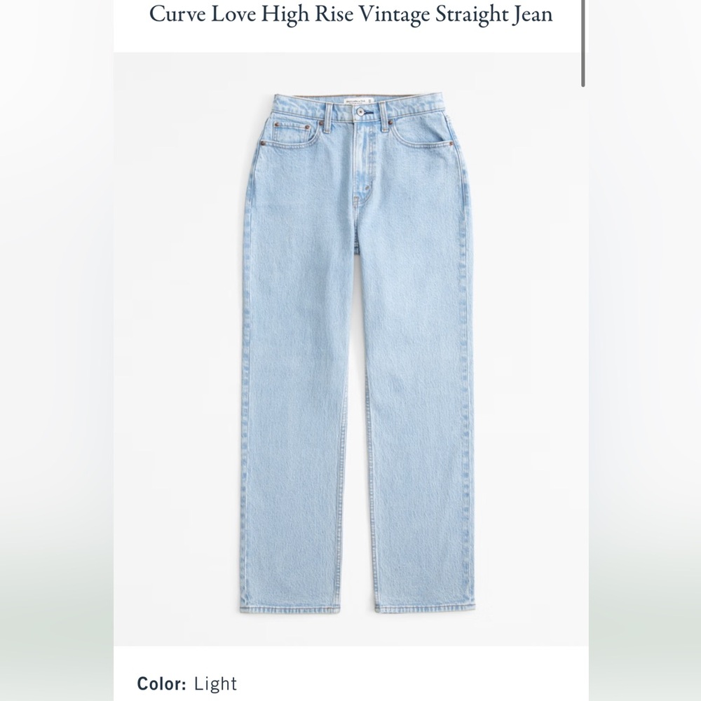 Curve Love High Rise Vintage Straight Jean